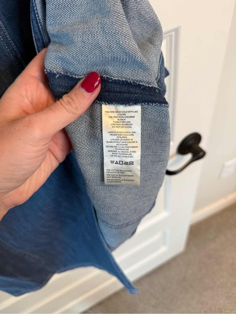 NWOT Pilcro Anthropologie Rebekah Denim Slim Midi Dress - Picture 6 of 6